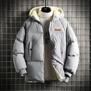 控128加绒面包服男大码羊羔毛棉衣男MY16350-P100图片