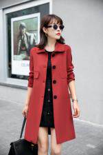 春装订货款、空气层面料风衣外套M到XXL，女装风衣，拉思维加丝