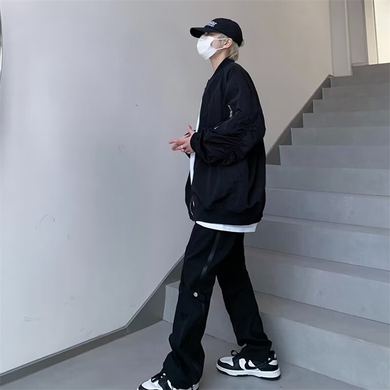 ins潮流长袖夹克潮外穿春秋标准百搭气质外套JK560P63,男装夹克,星座1116-2