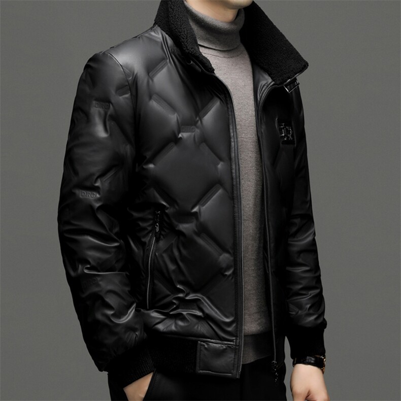 羽绒服男士新款秋冬季宽松休闲中青年保暖立领外套FF2806-P265,男装羽绒服,星座1105-3