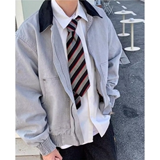 春天复古水洗牛仔夹克男撞色翻领春季痞帅短款休闲外套J7313，男装夹克，星座1116A（原606A-3）