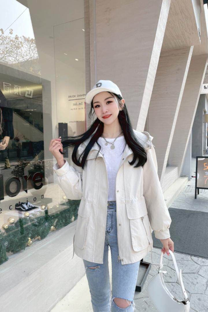 春季新款风衣，女装风衣，春语雨桐