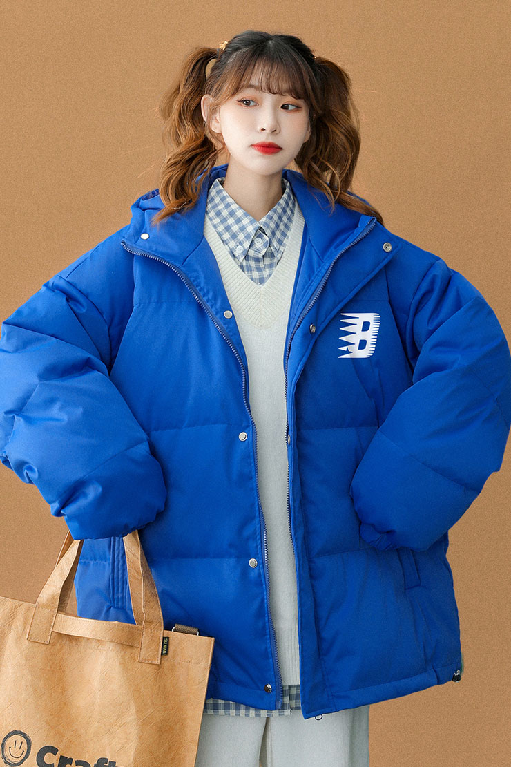 中性22冬季白鸭绒加绒加厚宽松保暖连帽羽绒服外套YR145P225控298,男装羽绒服,A247A