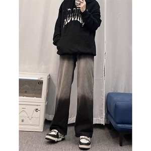 渐变修身牛仔裤美式高街vibe裤子XZ310A-4-NZ11-P55图片