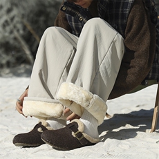 冬季羊羔毛加绒加厚防水棉裤XZ604-K142JR-特P45控88，男装棉裤，星座604