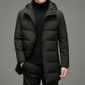 冬季新款羽绒服男装保暖白鸭绒外套中年爸爸装上衣YYYR8602-P320图片