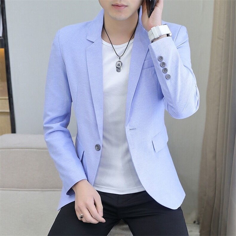 605P55秋季男士西服上衣小西装外套单件修身休闲潮流帅气,男装西服,星座1706