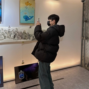 816B-WT039-P125 韩阔版加厚保暖棉衣宽松面包服棉袄外套图片