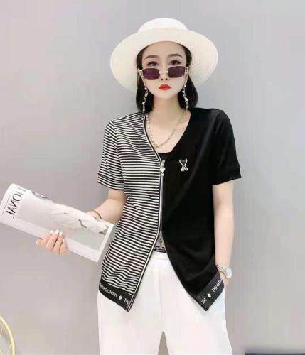 夏季小衫黑色，白色，女装，开心依典