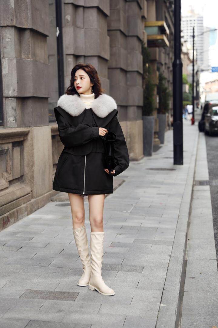 90绒羽绒服，女装羽绒服，卡西姆