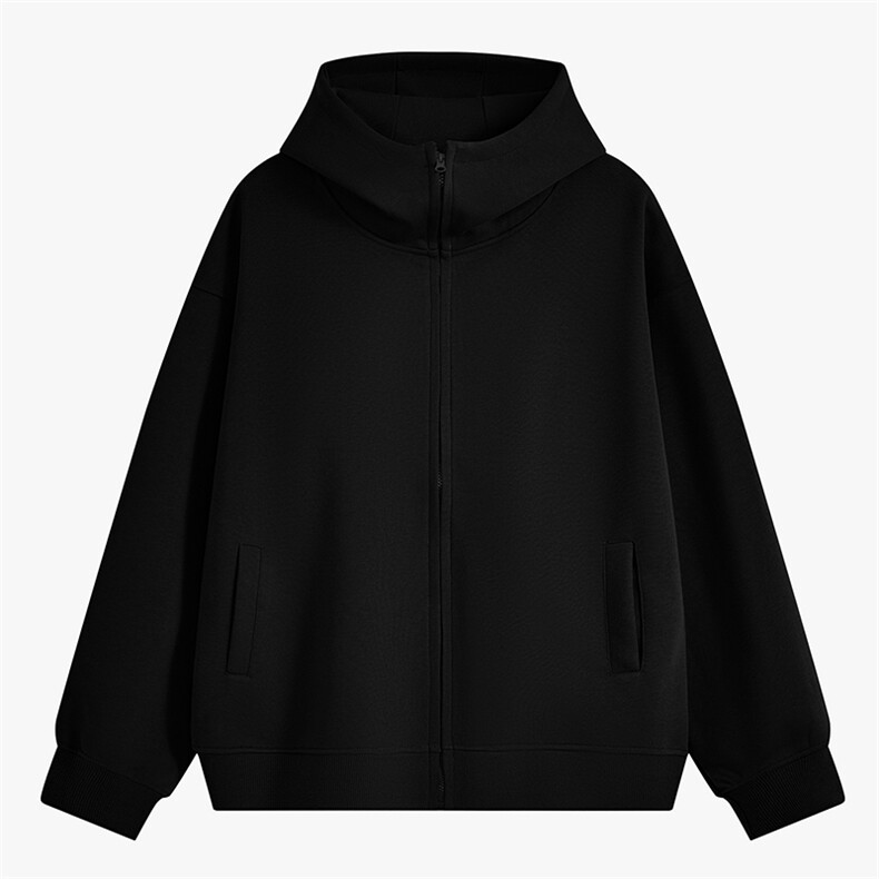 重磅500克boxy连帽卫衣双拉链开衫加绒奥粒绒RH5359JR-P75,男装卫衣,星座610B-1