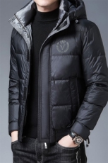 冬季新款中年鹅绒羽绒服爸爸装加厚棉衣男装外套ZS20LD8031-P345，男装羽绒服，电商B212（原钱塘6029）