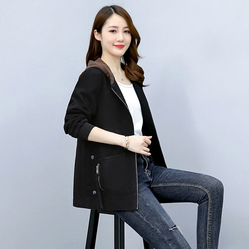 2021秋季时尚简约大方气质优雅收腰显瘦休闲修身百搭潮流短外套，女装短外套，涵亦佰惠