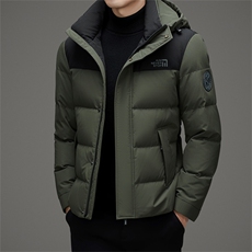 DAJ823-5钱塘2020-2冬季厚款简约休闲中年男士羽绒服P210，男装羽绒服，钱塘207-2