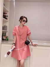 韩版连衣裙ＭL，女装连衣裙，可纳奇