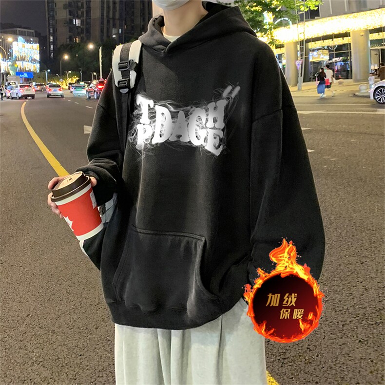 直播品质 500克重磅美式做旧水洗卫衣 SL1526-常规特P55加绒特P65图片