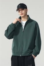 2025初秋简约开衫卫衣男外套秋季新款休闲连帽上衣服6603-P80K159，女装短外套，电商D215