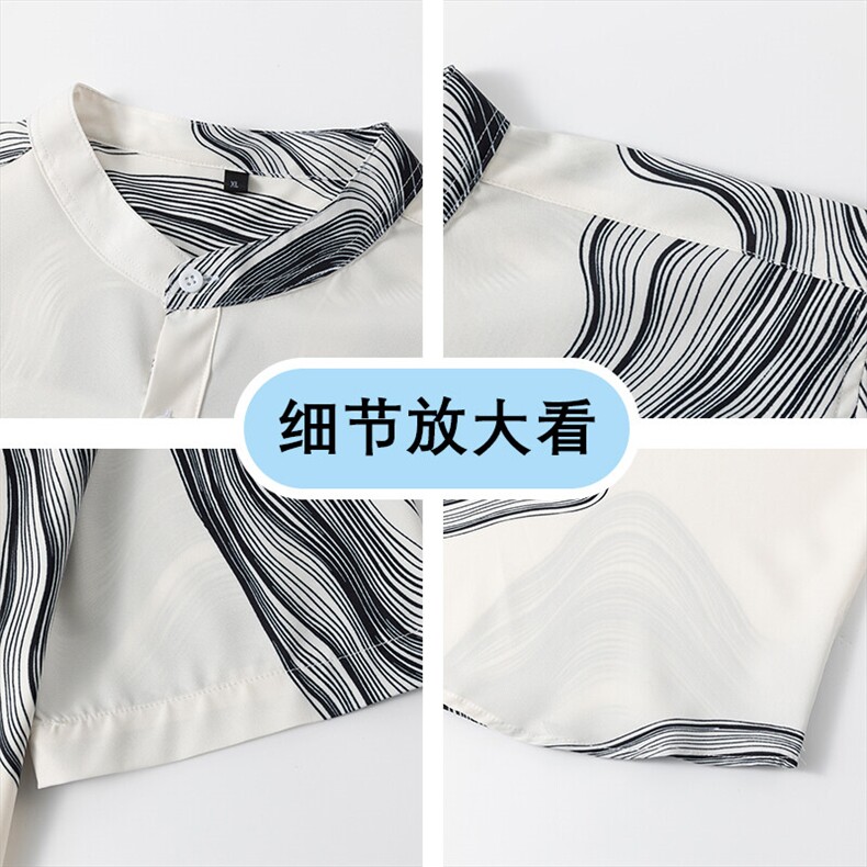 印花短袖袖衬衫深度库存当天配齐跑量款DS-C323-1-2359-TP28,男装衬衫,电商C323-1