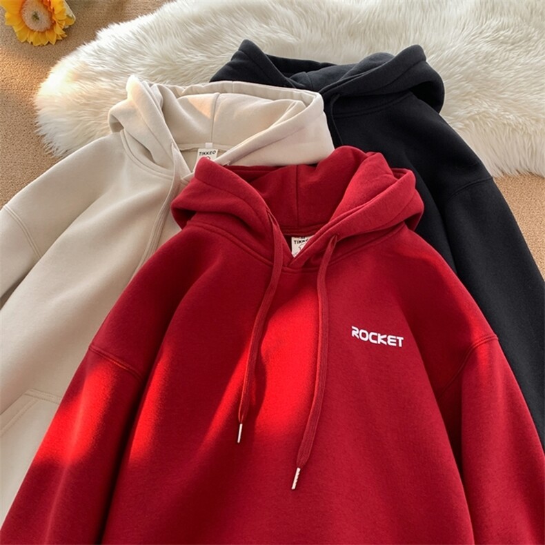 2025秋冬卫衣cleanfit连帽大码字母上衣AQ88-P55加绒P65，男装卫衣，星座405-3