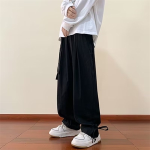 设计感裤子潮牌痞帅炸街男女小众美式复古工装阔腿长裤AK797-P40图片