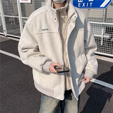 假两件外套男冬季2024新款潮牌小众设计感美式夹克上衣W6323-P96，男装夹克，星座412-2