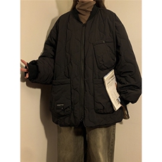 中性风黄灯葫芦燕尾服设计加绒双侧开叉棉衣男MY770104P135控168，男装棉衣，星座227-7