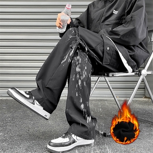 男装秋冬季户外登山冲锋裤徒步耐磨工装加绒长裤子JRK720-特批-43图片