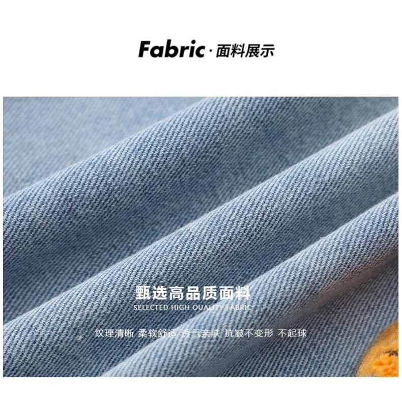 毛巾刺绣牛仔短裤男女韩版潮流2025夏季ins休闲短裤RK2797-P47,男装牛仔裤,星座412-3