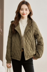 时尚气质短款棉衣女冬季新款休闲百搭加厚保暖外套，女装棉衣/棉服，超帛