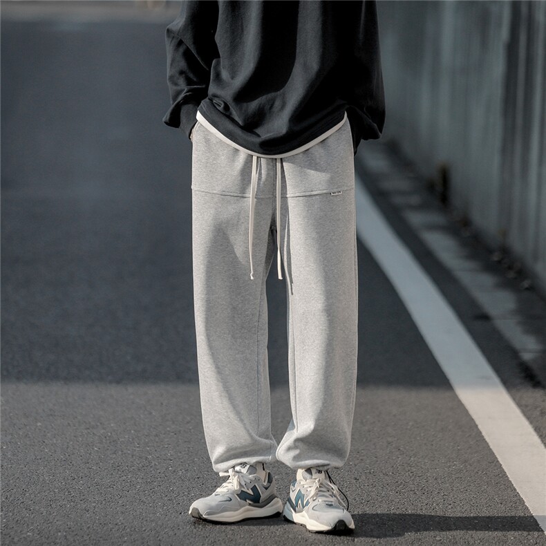 抖音直播得物2025秋冬Cityboy新品纯色运动裤卫裤K007P45加绒P55,男装休闲裤,电商042