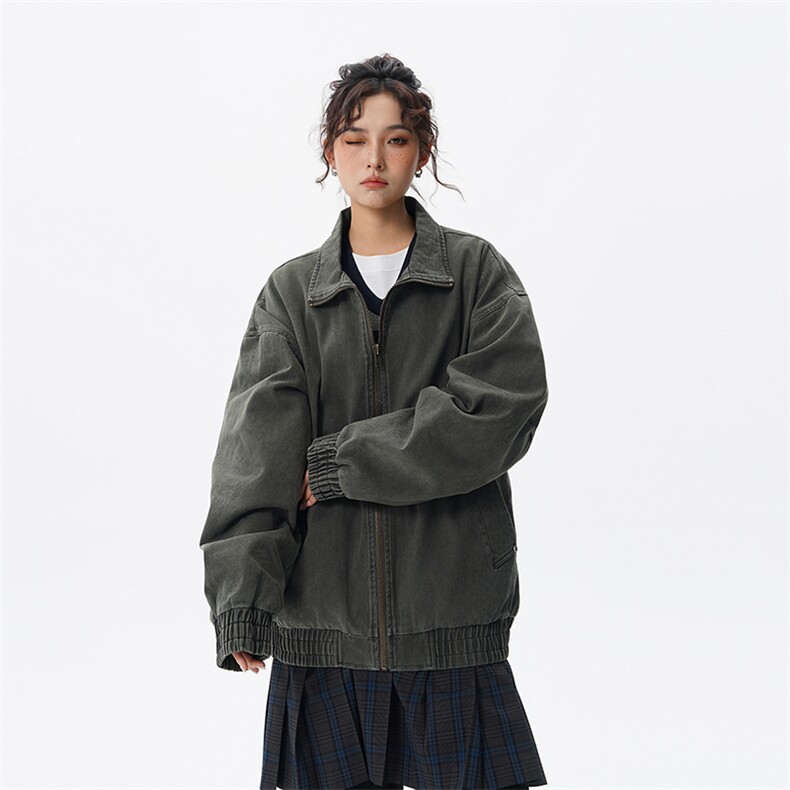 水洗牛仔设计感重磅简约经典高级休闲百搭潮夹克外套JK1376-P98,男装夹克,星座1103-3