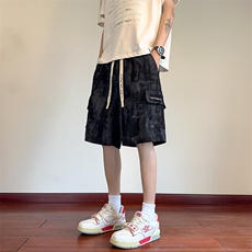 ！2025夏季新款男士工装短裤情侣五分裤D2529*P30控58，男装牛仔裤，星座227-1