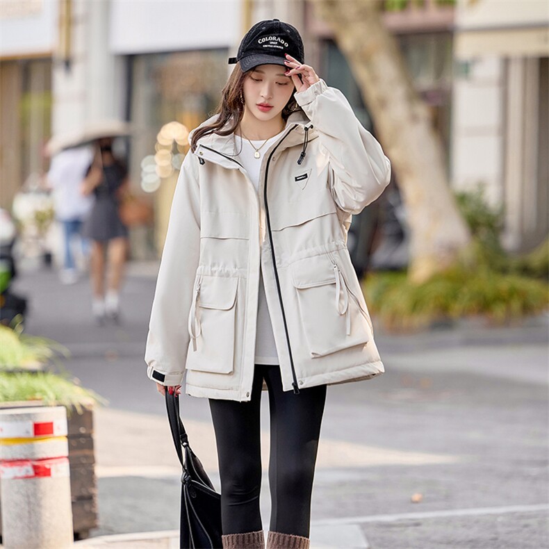 2025冬季新款加绒加厚派克服，女装派克服，凯瑟曼