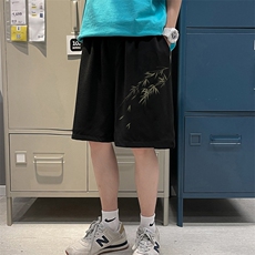 冰丝短裤男士大码宽松休闲五分裤男运动中裤MK37382-P15，男装休闲裤，电商A040