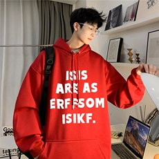 ！重磅大码M-4XL得物品质加厚连帽卫衣RH6227-特P35加绒42，男装卫衣，星座610B-1