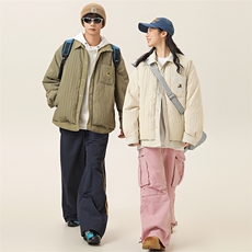 2025冬季新款男日系潮牌立领白鸭绒羽绒服加厚外套棉衣YR56-F205，男装羽绒服，电商A101（原外27）