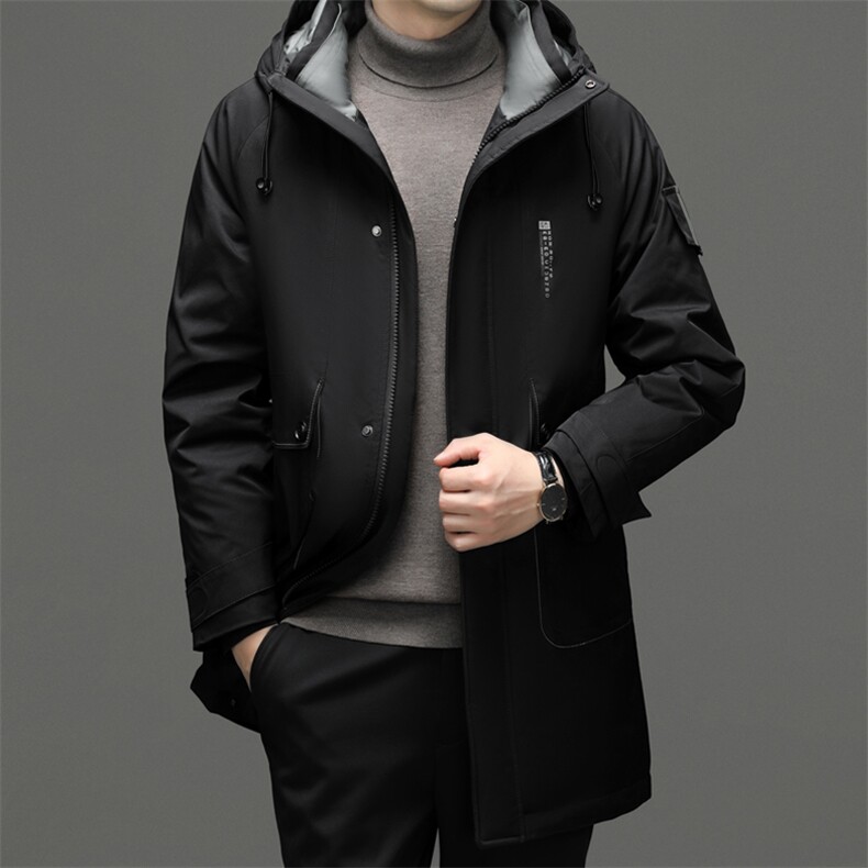 SNNYR922-6秋冬新款2023年男士休闲羽绒服加厚保暖夹克外套P273图片