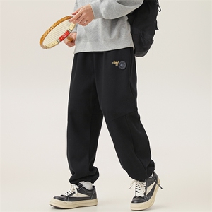 2025冬季新款男装日系宽松加绒加厚运动休闲棉裤束脚卫裤P976-F88图片