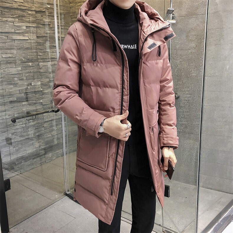 2021新款棉衣男中长款加厚冬季外套男士帅气羽绒棉衣服DS271T,男装棉衣,电商A102