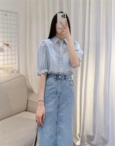 DINO BIENS【现货】 夏季新款  韩系泡泡袖上衣图片