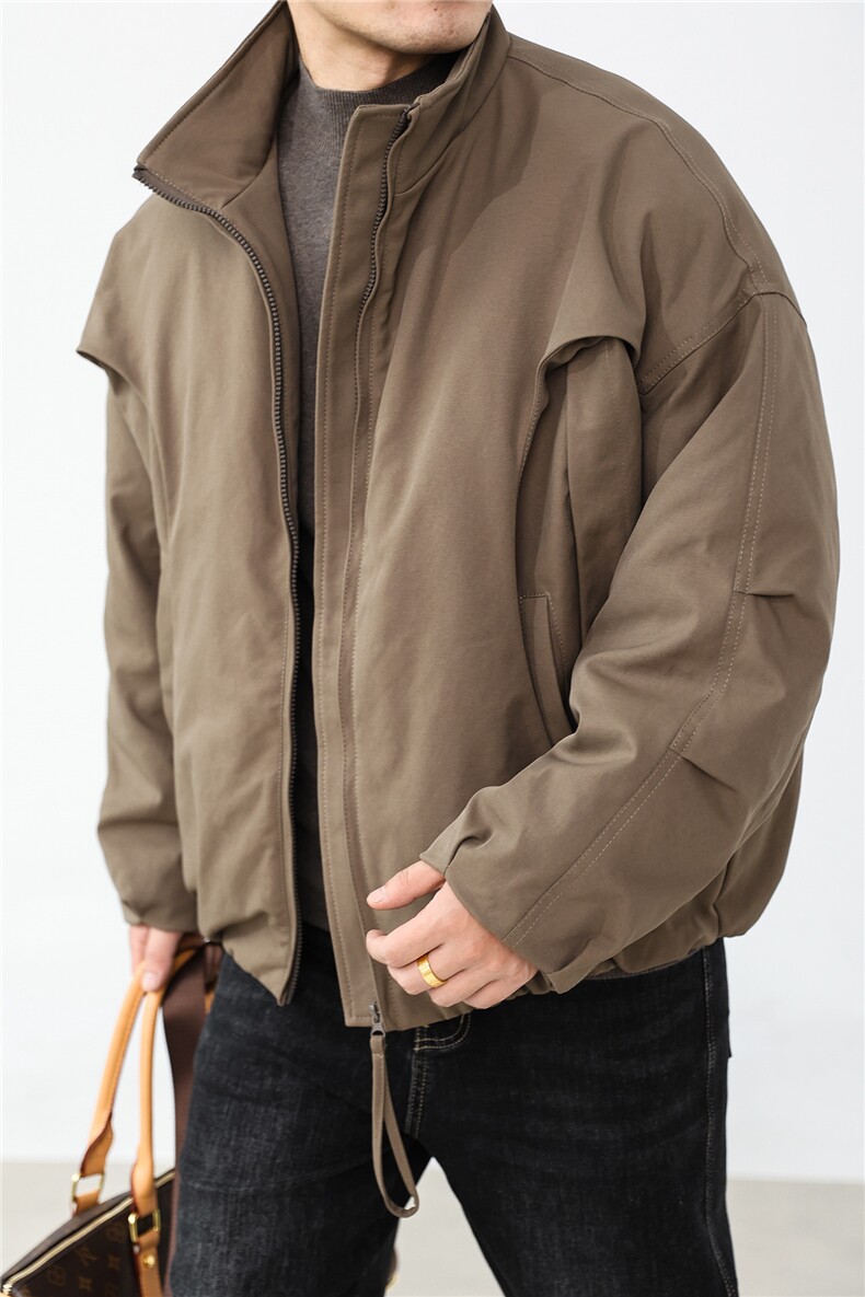 冬季店主风男士外套轻熟宽松保暖加厚棉服羽绒服A236-639-P160,男装羽绒服,电商A236
