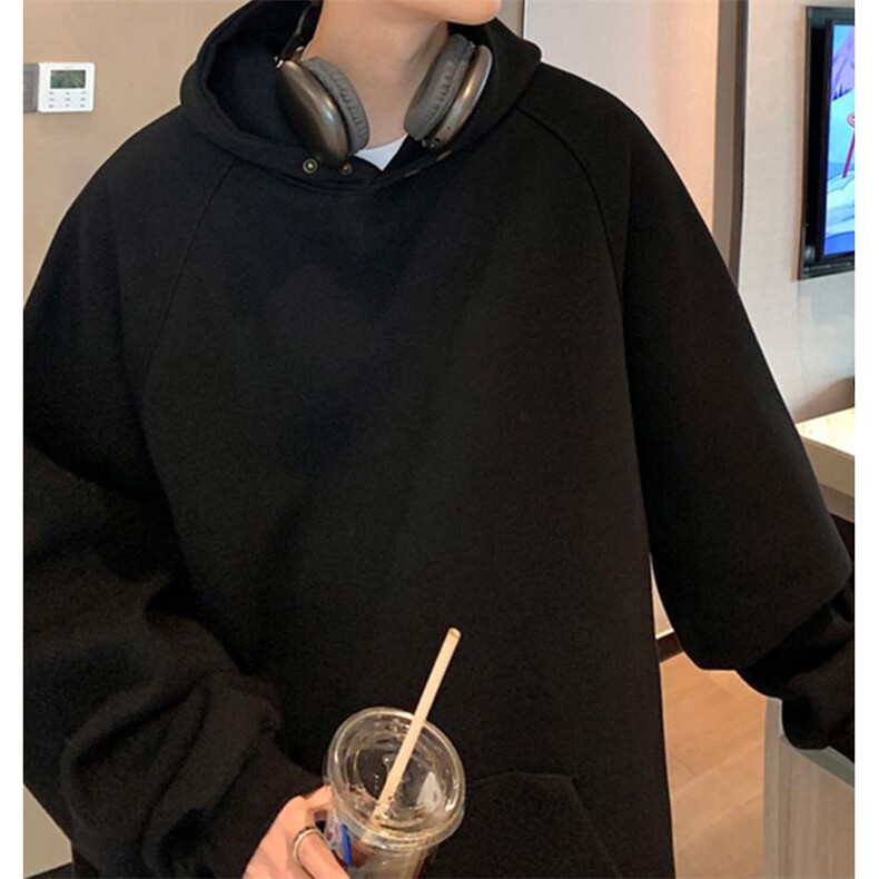 抖音得物品质26春装美式高街曼巴棉古铜两粒扣连帽套头卫衣外套,女装短外套,电商A443