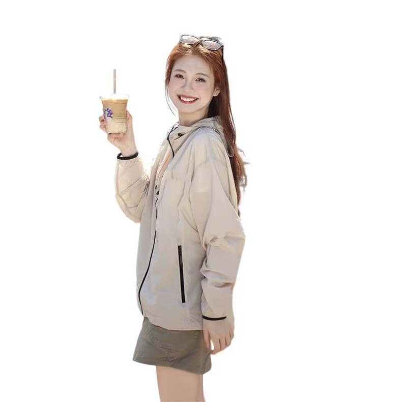 2025防晒夏季新款防晒衣女款开衫透气紫外线薄款外套时尚户外防晒,男装防晒衣,星座1210-1