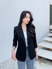 【现货】淑女修身春夏款小西装，女装西装，水锦红