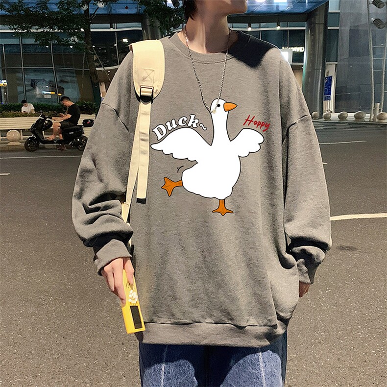 S6273-P28秋季圆领卫衣男大码韩版宽松长袖外套,男装卫衣,电商A040