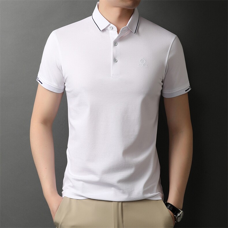 2023年春款男士上衣POLO长袖T恤P63图片