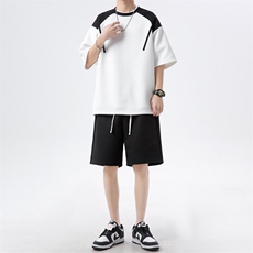 新款休闲夏季套装，男装休闲套装，星座1106-2（原1111B）