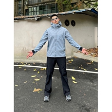 网图高品秋冬男女同款户外机能防风防水连帽软壳冲锋衣A770-P75，男装夹克，星座1505