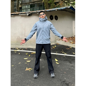 网图 高品秋冬 男女同款户外机能防风防水连帽软壳冲锋衣A770-P75图片