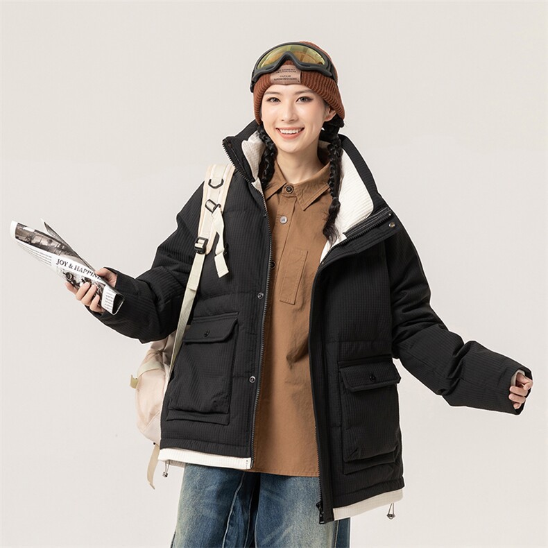 韩版高街冬季新款男士立领棉衣保暖棉袄外套潮羽绒服ESY0213-P205，男装羽绒服，电商B306